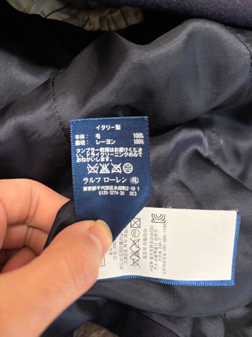 ラルフローレン スーツ 160 卒業式 3点セット 黒　　RalphLauren