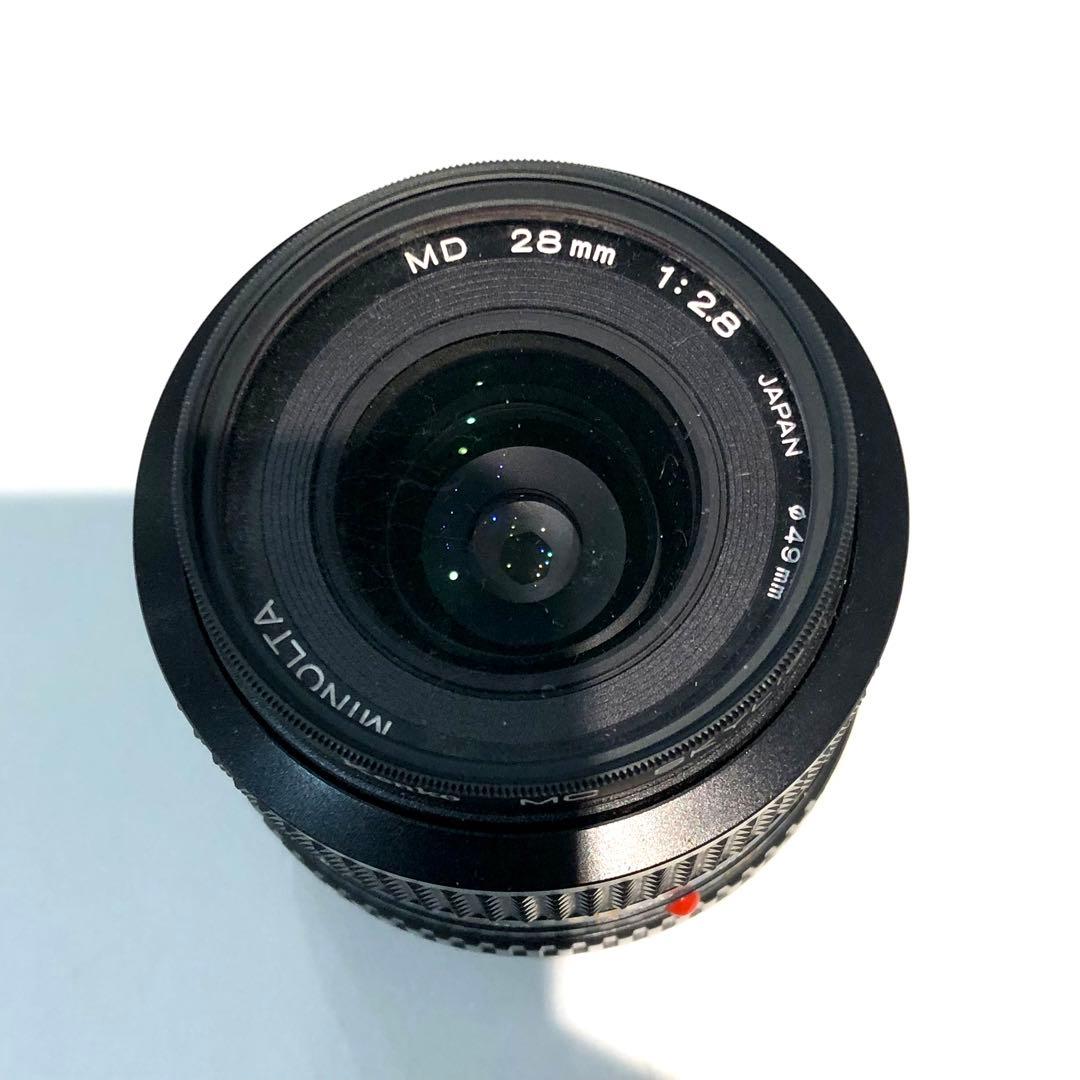 s136 Minolta X-700 一眼レフカメラ レンズ 付属品付き