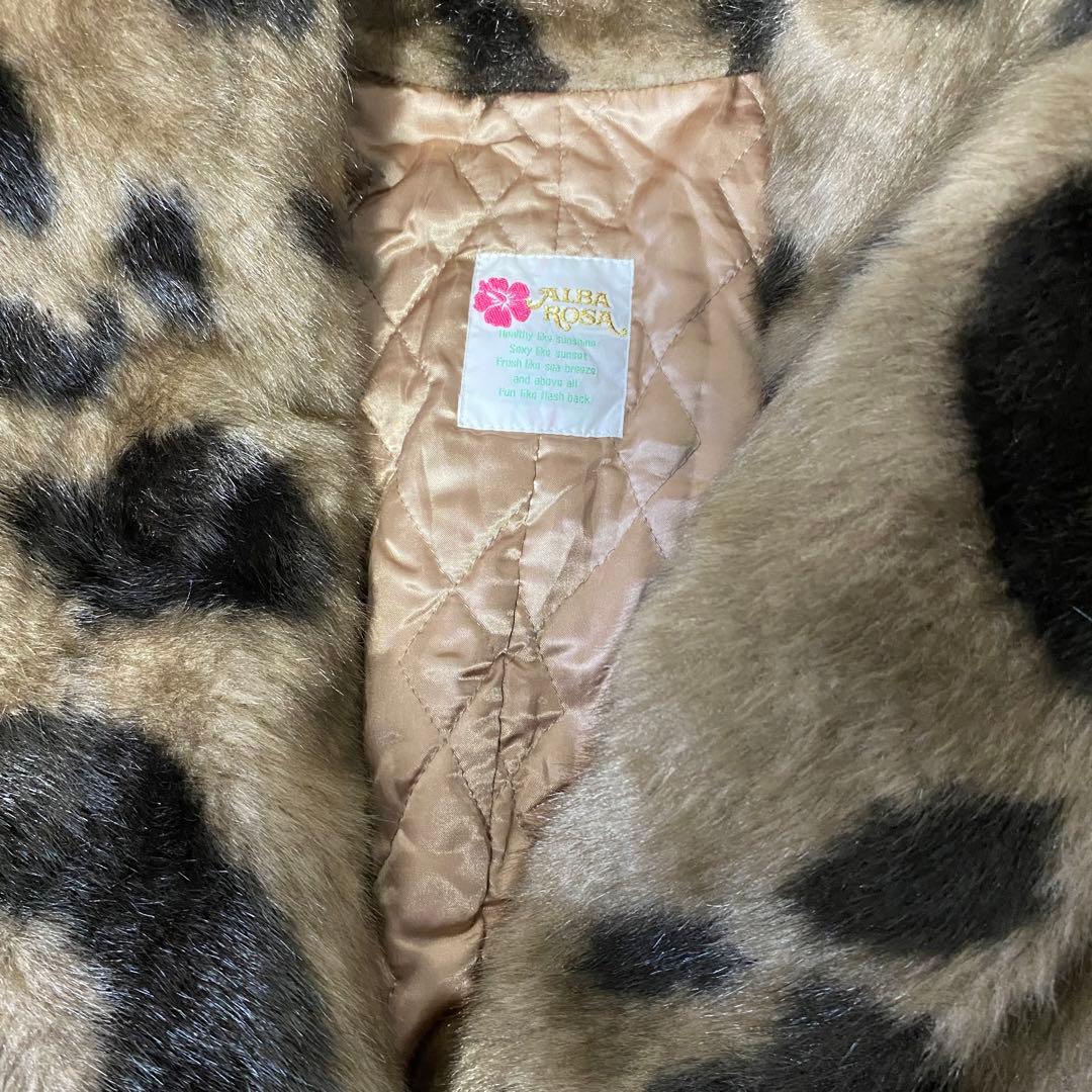 レア alba rosa 平成ギャル アルバローザ レオパード ファーコート