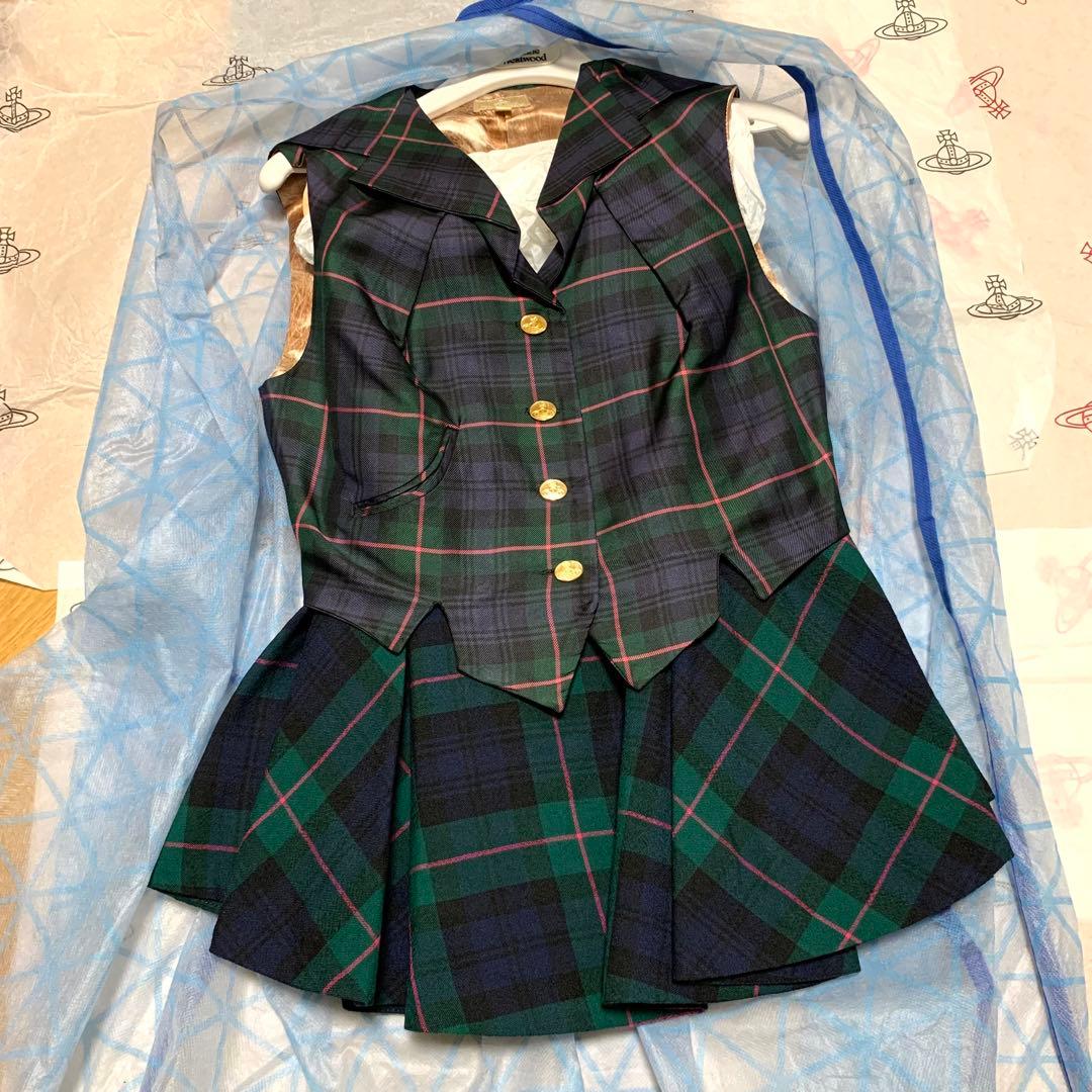 ヴィヴィアンウエストウッド ピンクゴードン スカート ヴィンテージ 1993年物