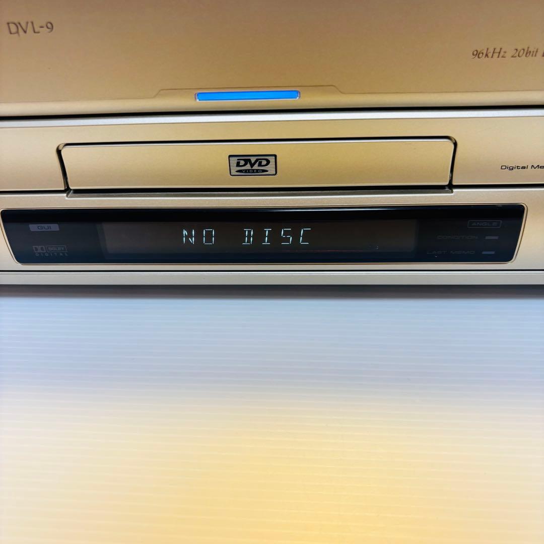 動作品 Pioneer DVL-9 純正リモコン付き