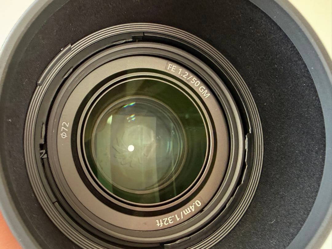 【美品】SONY FE 1.2/50 GM レンズ　プロテクター付き