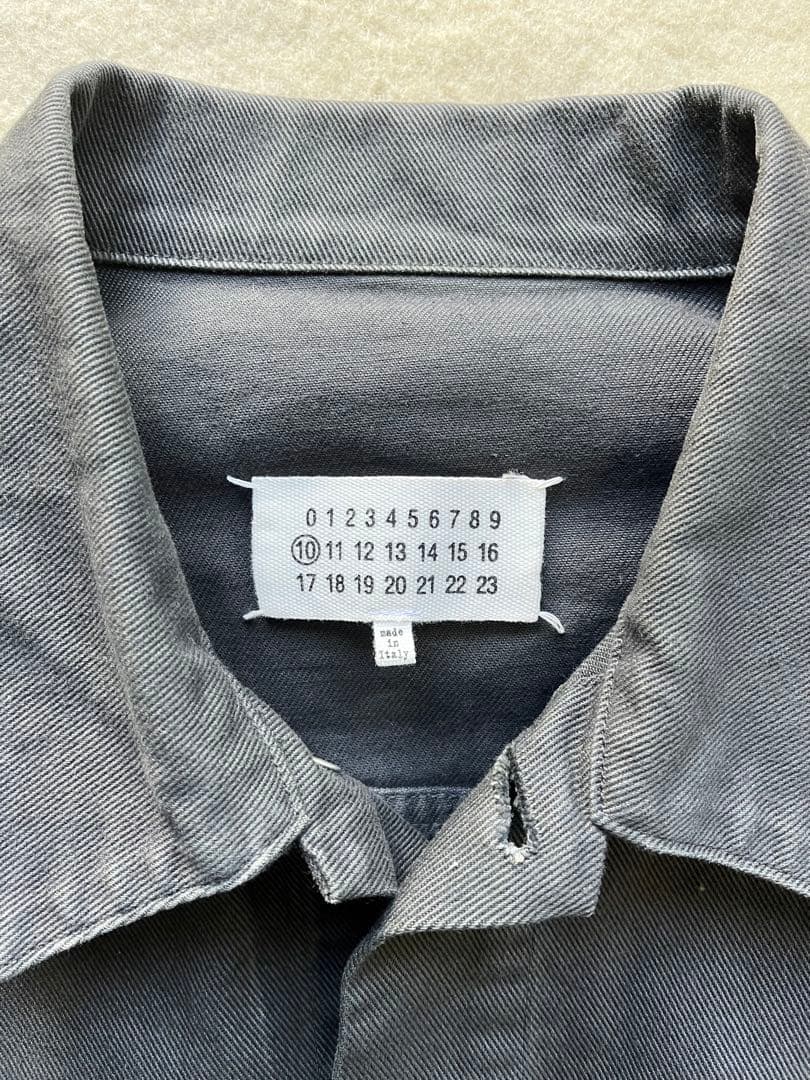 メゾンマルジェラ　ブラックデニムGジャン　サイズ46