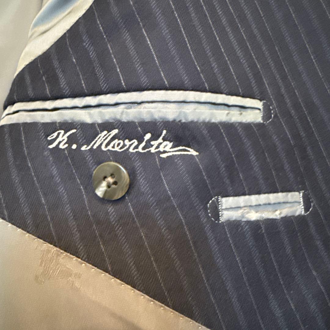 【美品】バーバリーロンドン ダブル スーツセットアップ ストライプ　A6