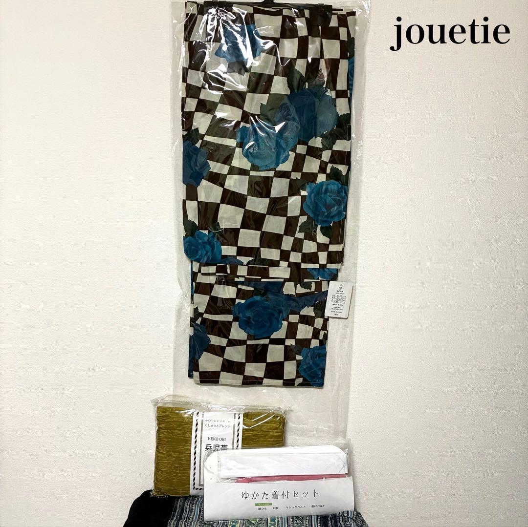 jouetie/ジュエティ/浴衣/ローズチェッカーセパレート浴衣セット