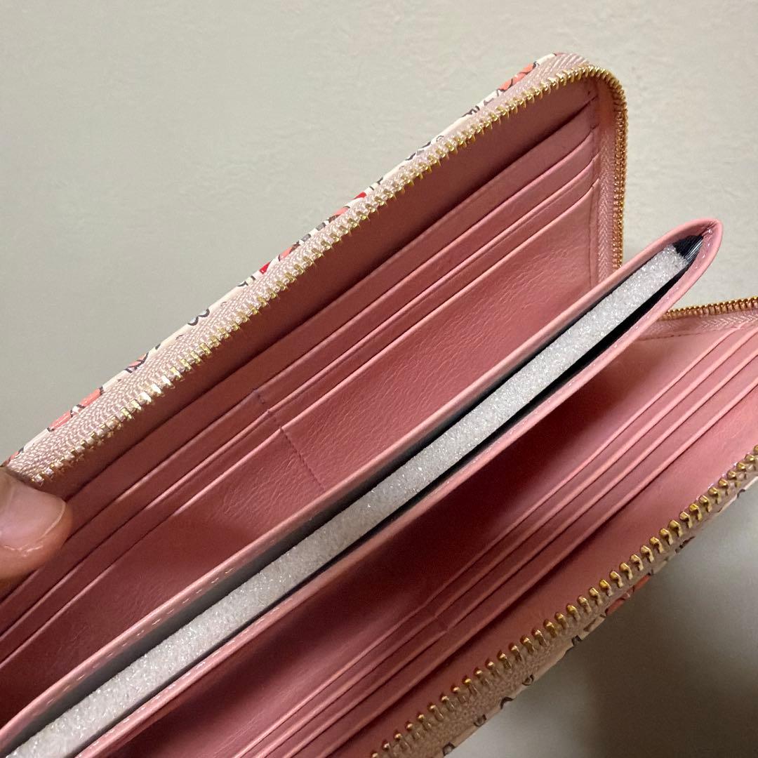 新品　浅草文庫　本革長財布　シルクロード