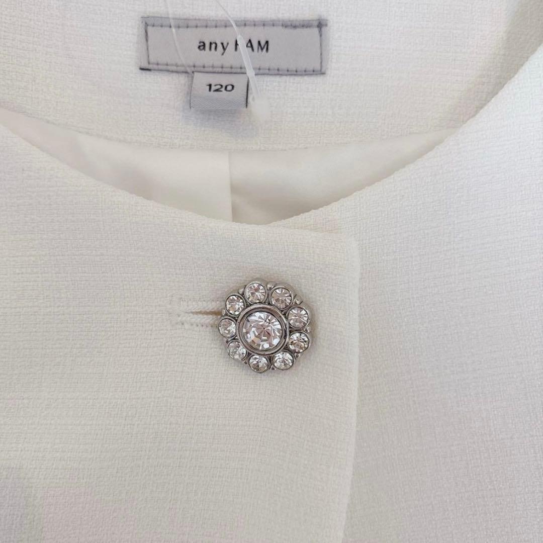 【美品】anyFAM ジャケット＋プリーツワンピース➕靴19cm➕ヘアゴム