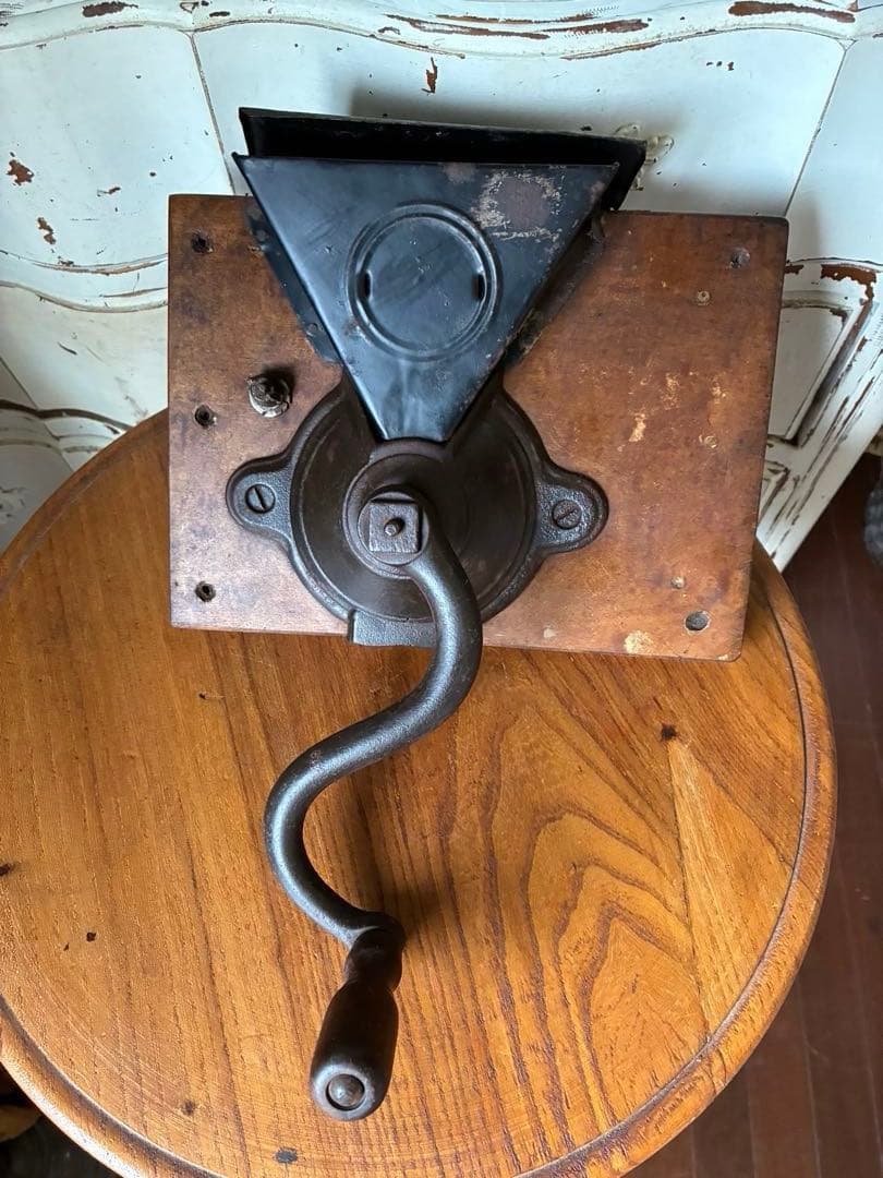 フランス　アンティーク コーヒー　ハーブ　ミル　グラインダー 1800年代　英国