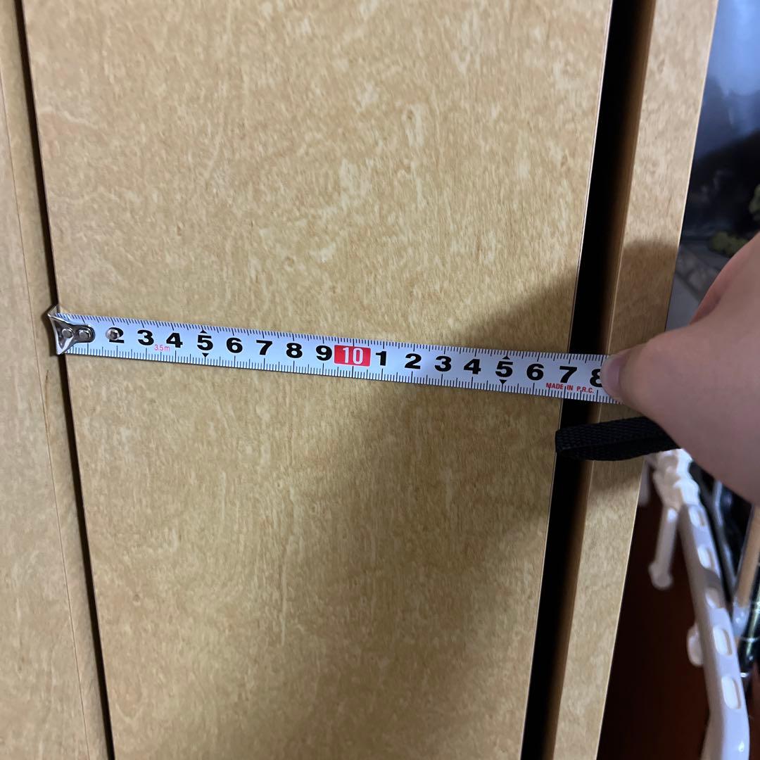 スライドキャスター式すき間収納本棚3列