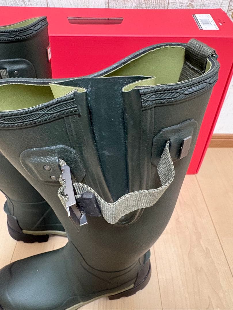 専用 25.5〜26㎝☆新品HUNTERレインブーツUK7 ハンターバルモバル