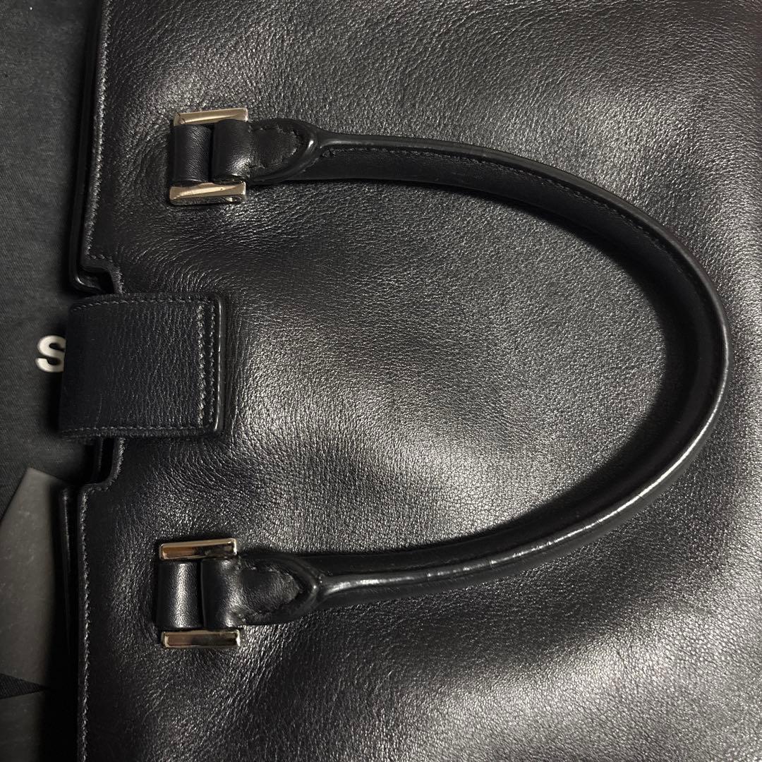 SAINT LAURENT サンローラン ベイビーカバス 黒 ブラック