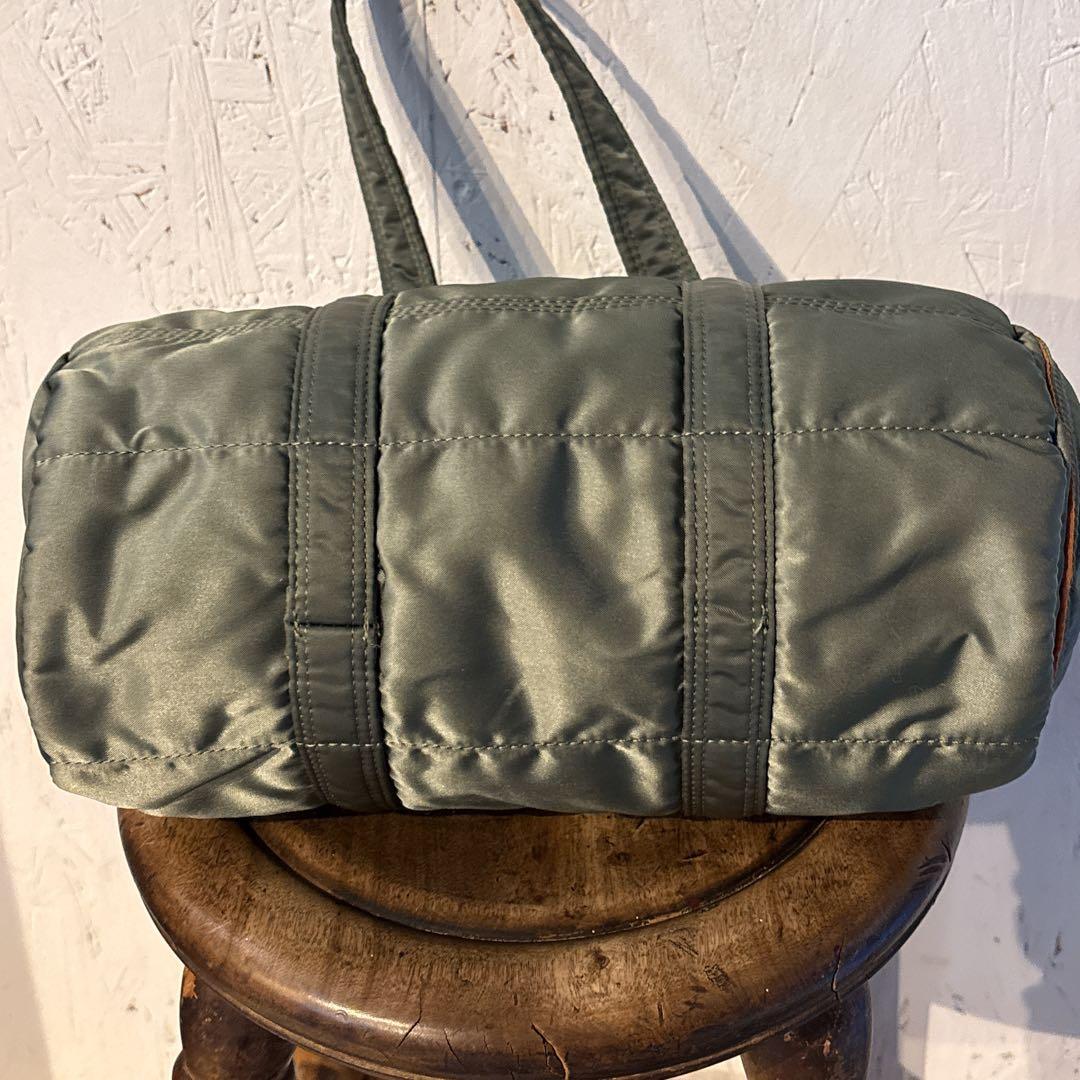 美品✨ PORTER ポーター タンカー　ミニボストンバッグ　セージグリーン