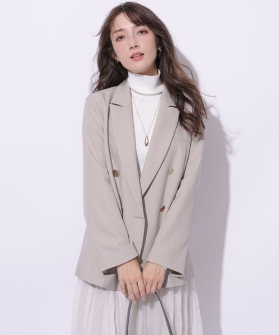 Apuweiser-riche 【新品】 ダブル釦テーラージャケット 金ボタン