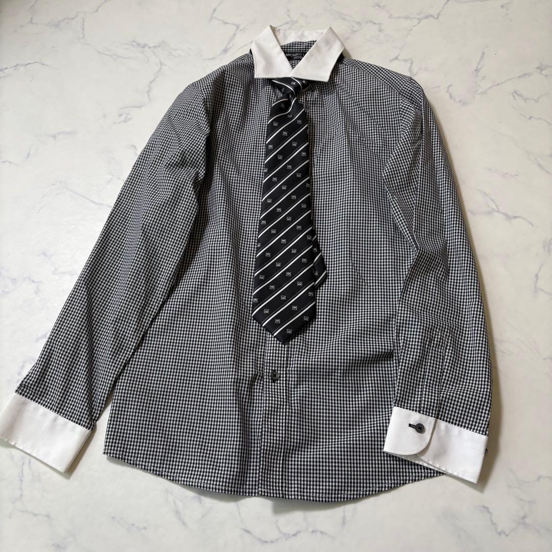 極美品 MICHIKO LONDON 男の子 スーツ 160 卒業式フォーマル