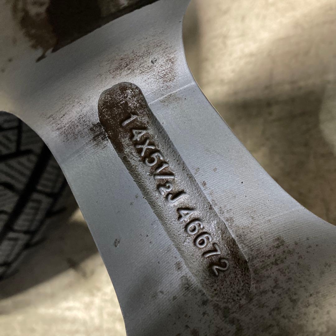 中古バリ溝‼️ピレリスタッドレスセット175/65R14 フィット、デミオ等