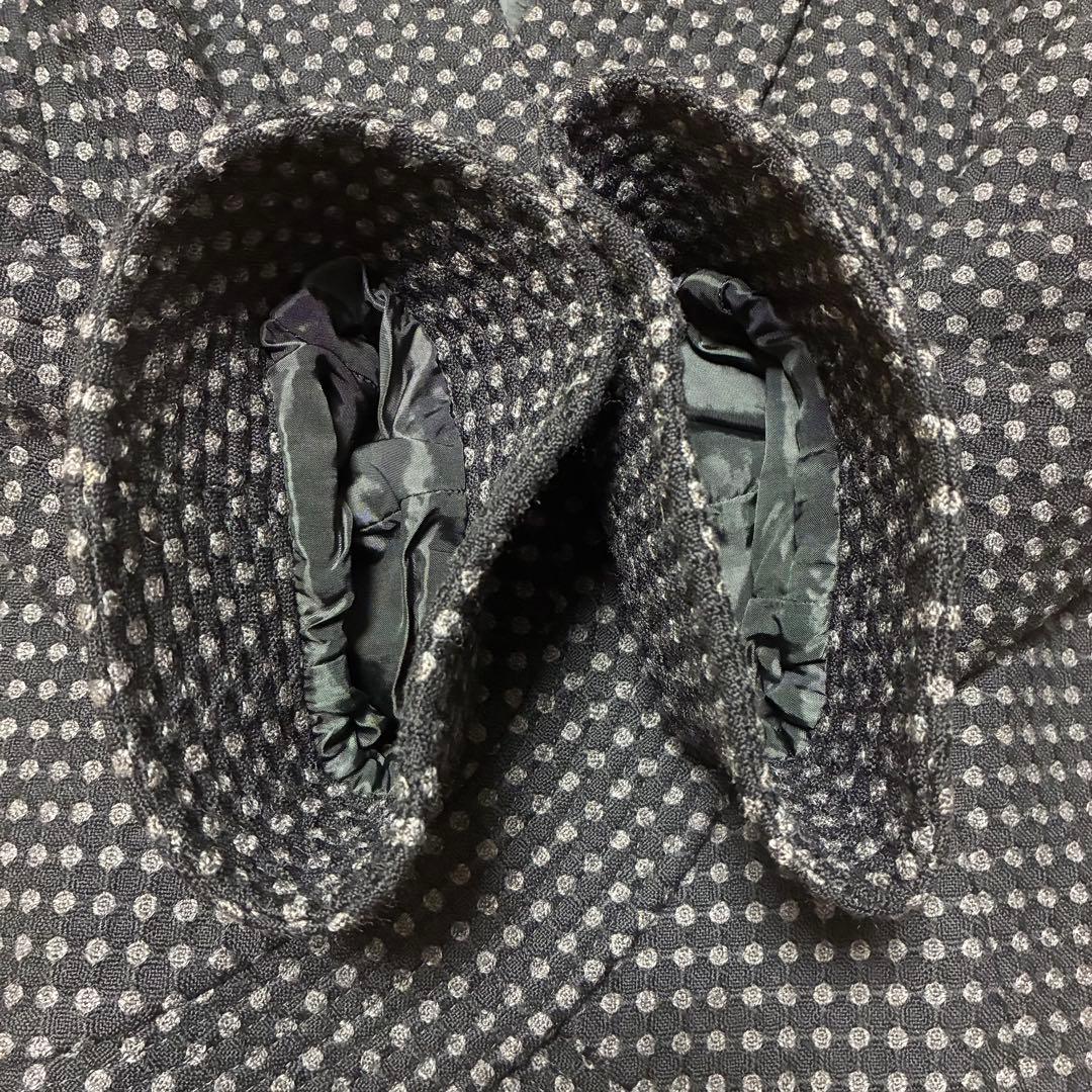 GIORGIOARMANI美品イタリア製テーラードジャケットブラック黒XL位48