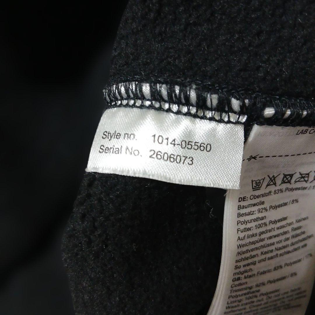 マムート　エッセンシャル　ミッドレイヤー　クルーネック　黒　裏起毛　M