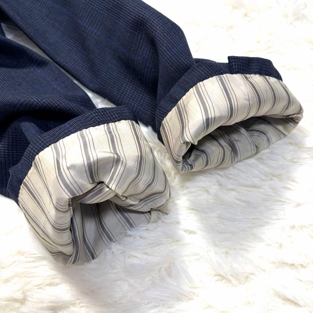 BEAMS HERT セットアップ グレンチェック ペンチェック ネイビー 44