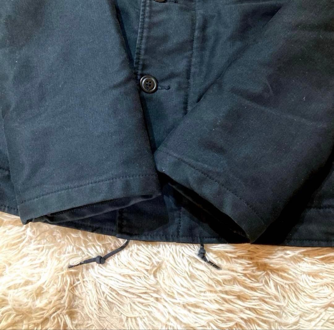 アルファインダストリーズ　 N-1 デッキジャケット　ブラック　L 胸ポケット