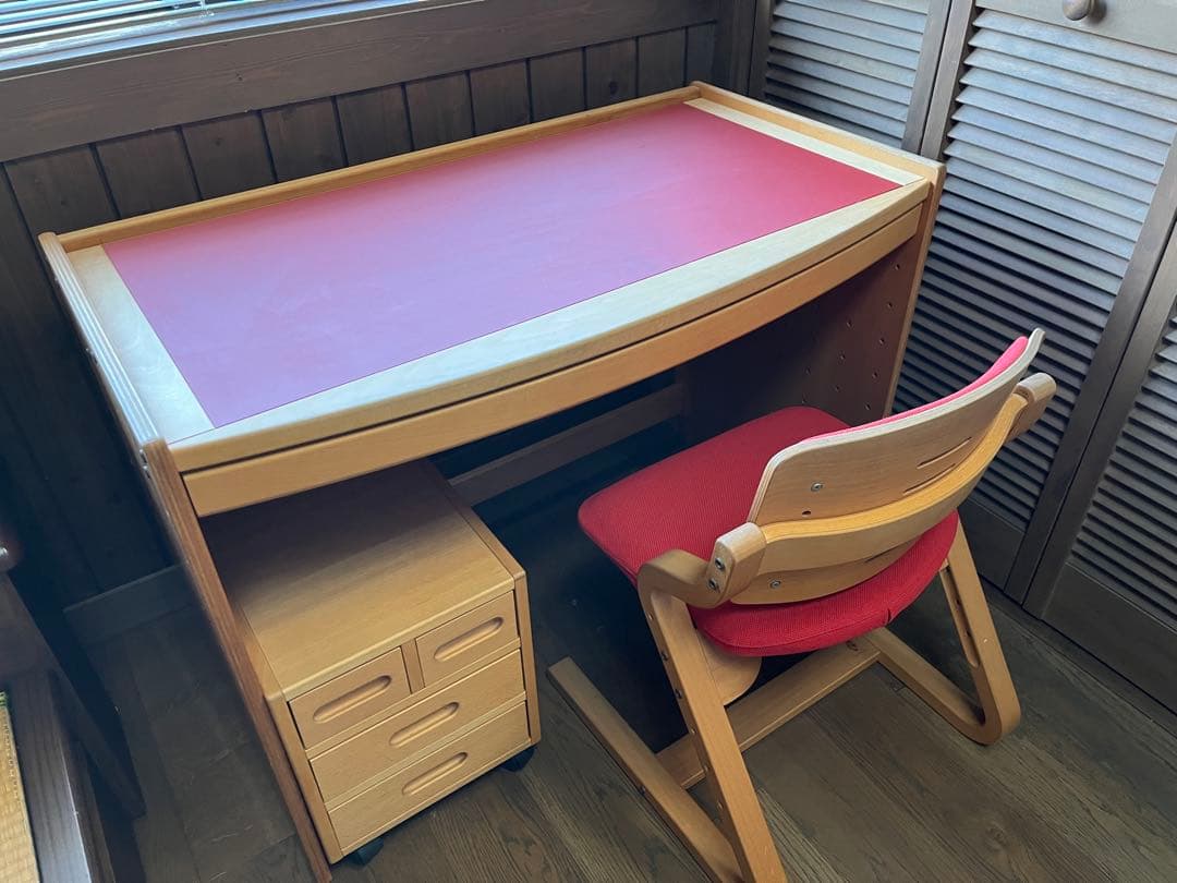 Formio 学習机セット（赤）