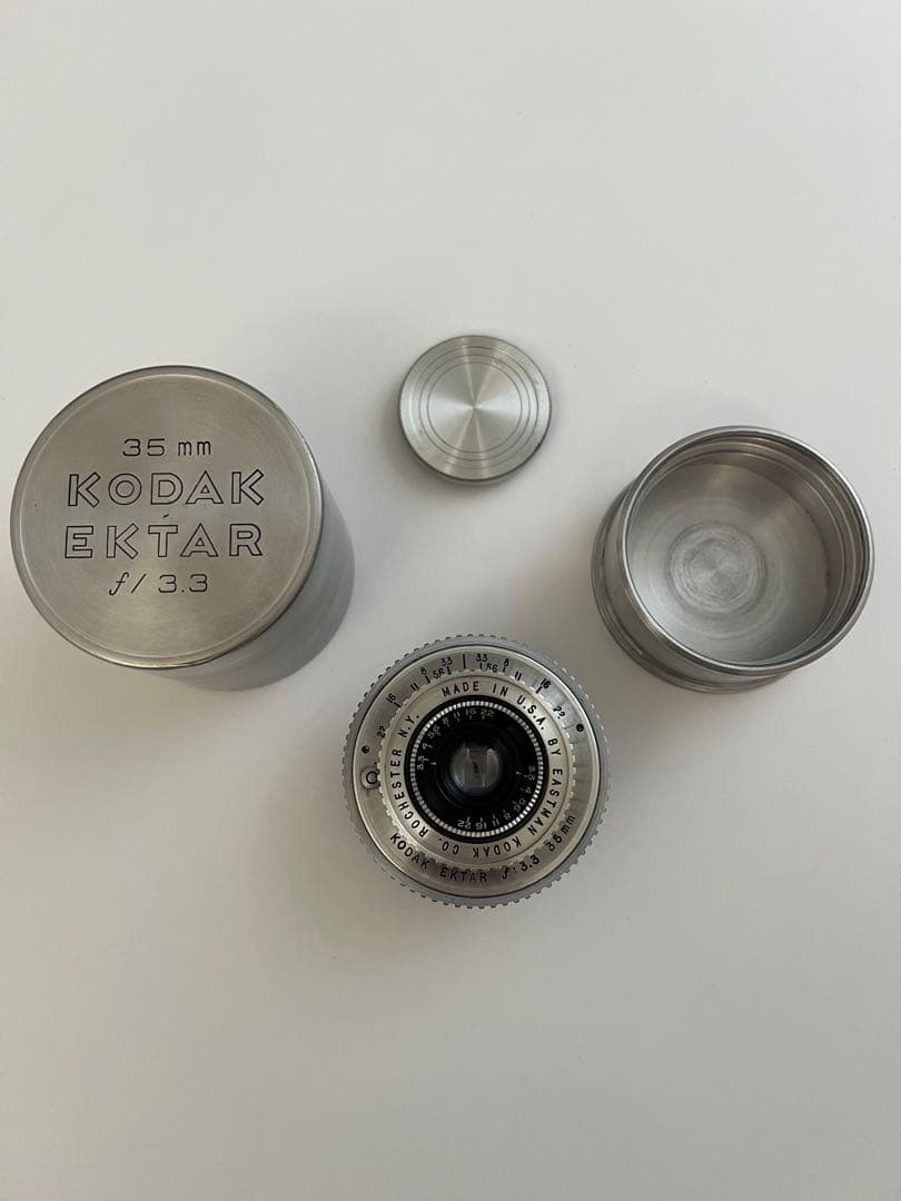 【希少】Kodak Ektra Ektar 35mm f/3.3 レンズ