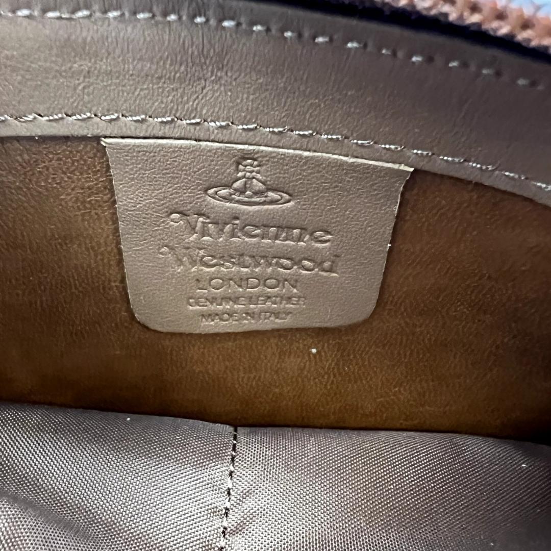 未使用ヴィヴィアンウエストウッド★ジッピーロングウォレット レザー 本革 濃茶