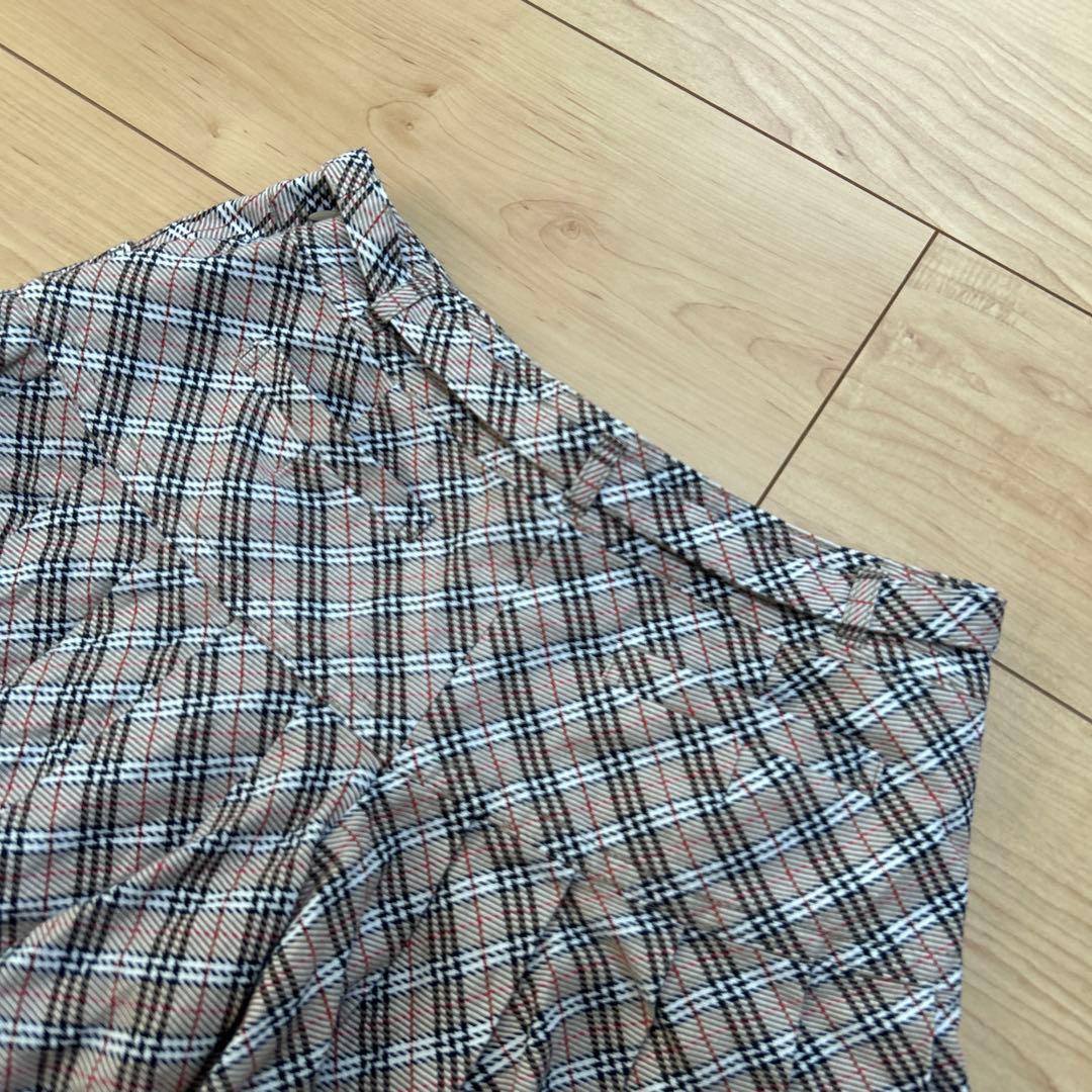 BURBERRYBLUE LABEL ミニスカート風 キュロット　ノバチェック
