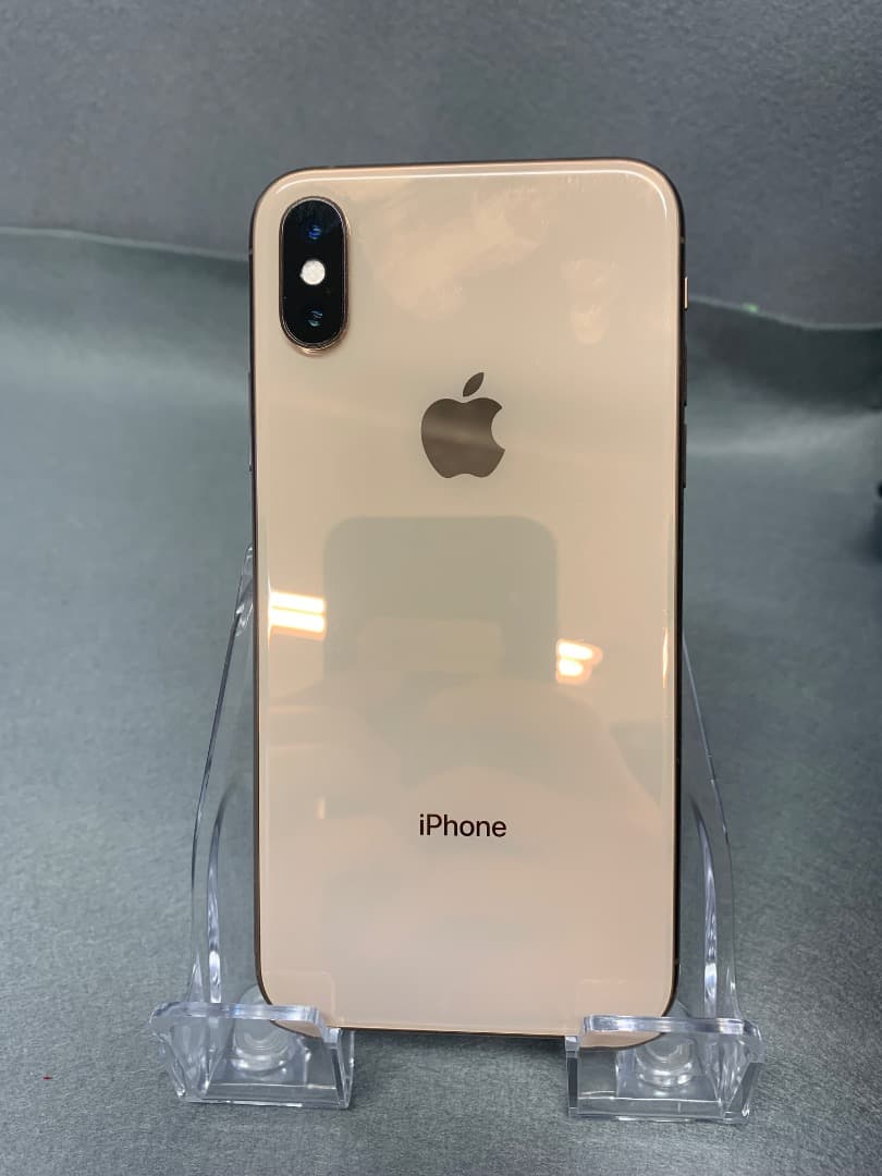 中古美品　国内版　SIMフリー　iPhone Xs 256GB　ゴールド色