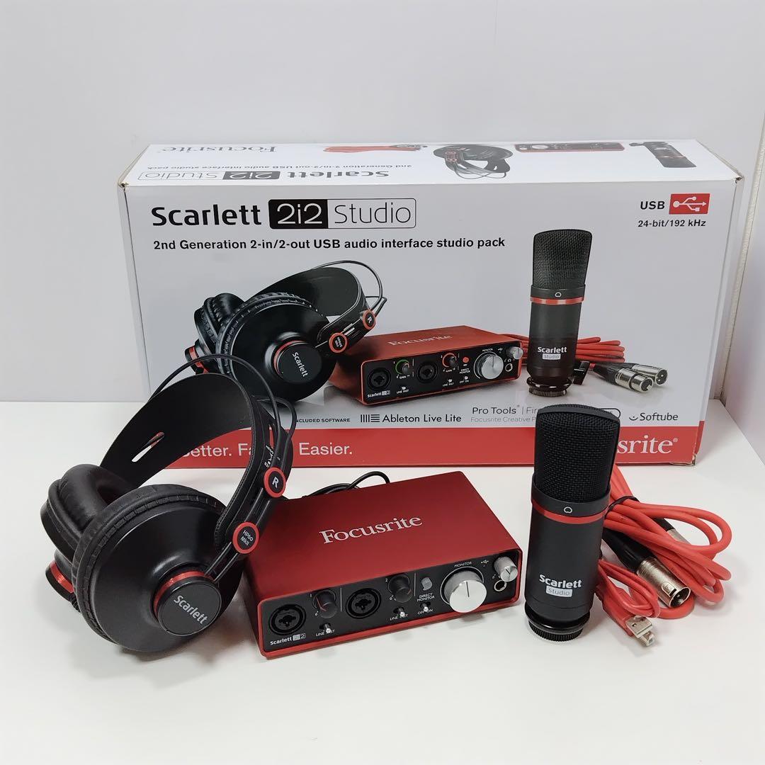DTM・DAW Focusrite Scarlett 2i2 studio