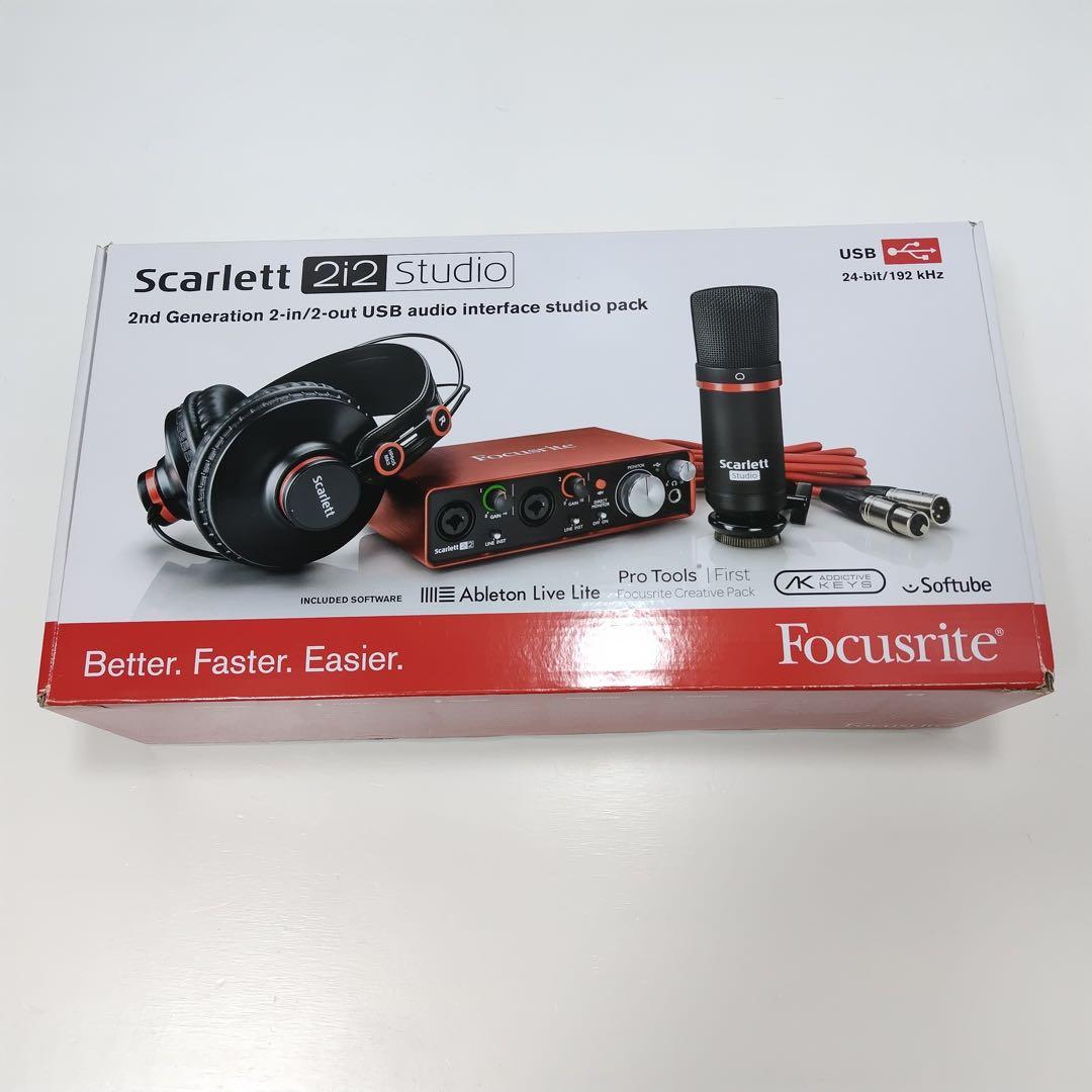 DTM・DAW Focusrite Scarlett 2i2 studio