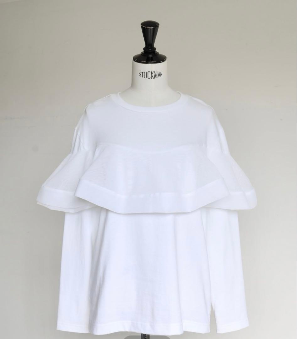 ジプソフィア　GPS-557 Tulle Long Tee ホワイト