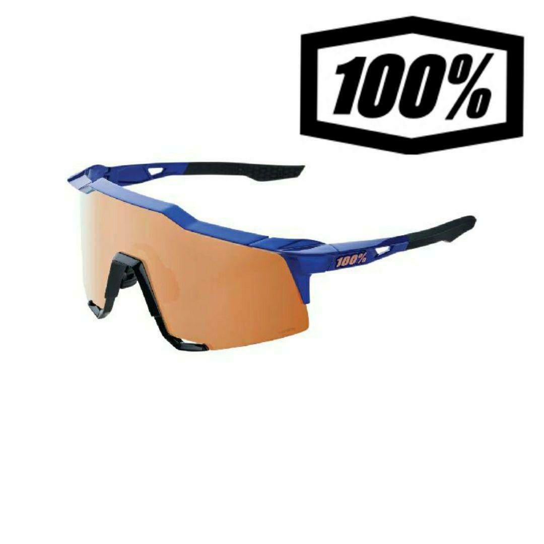 100% SPEEDCRAFT コバルトブルー ワンハンドレッド サングラス