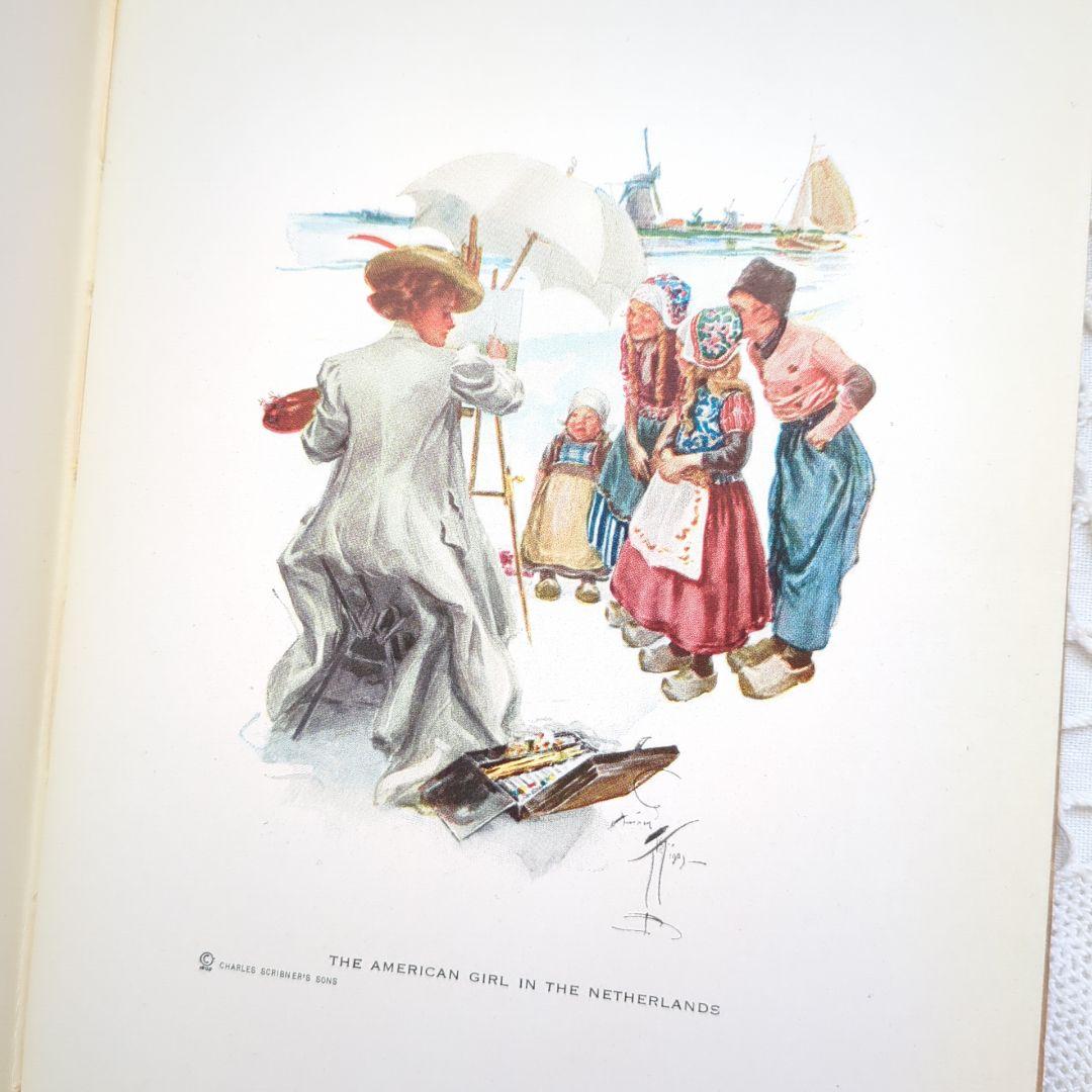 稀少1912年アンティーク 画集 洋書 絵本 児童書 ヴィクトリアン ヴンテージ