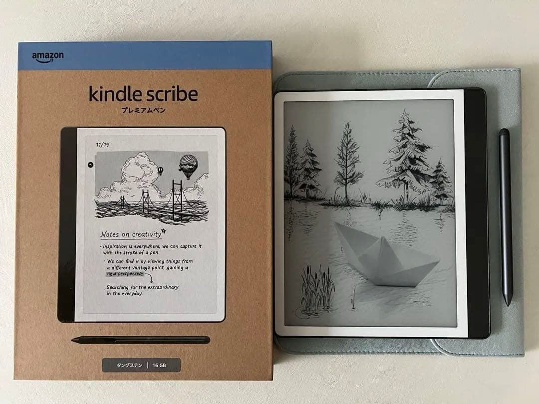 Kindle Scribe 2024年モデル　タングステン　ペン・ケース付き