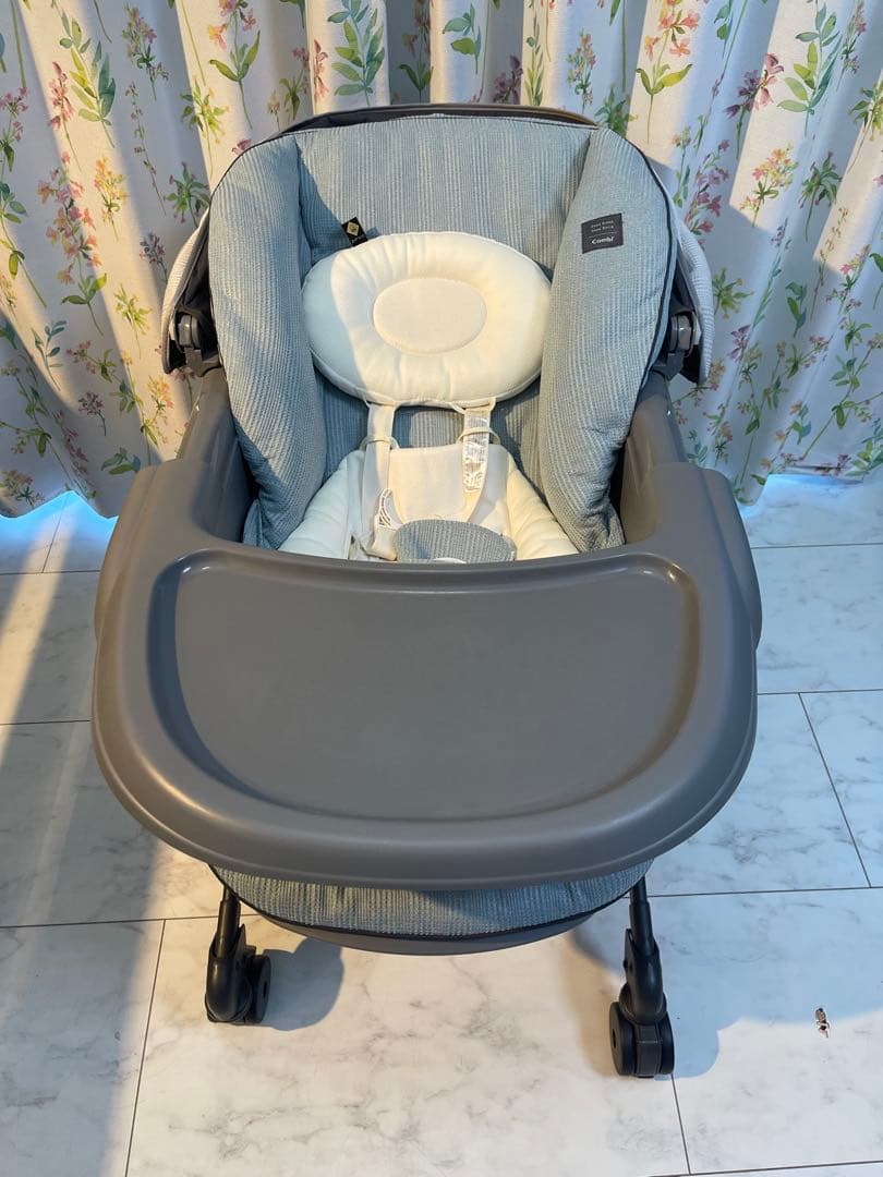 Combi ネムリラ　AUTO SWING BEDi Longミンティブルー