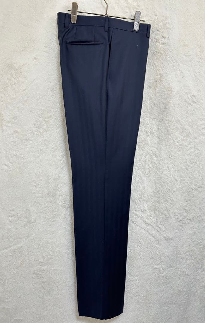 【新品】秋冬物 エルメネジルドゼニア生地 メンズ スーツ AB6 XL ネイビー