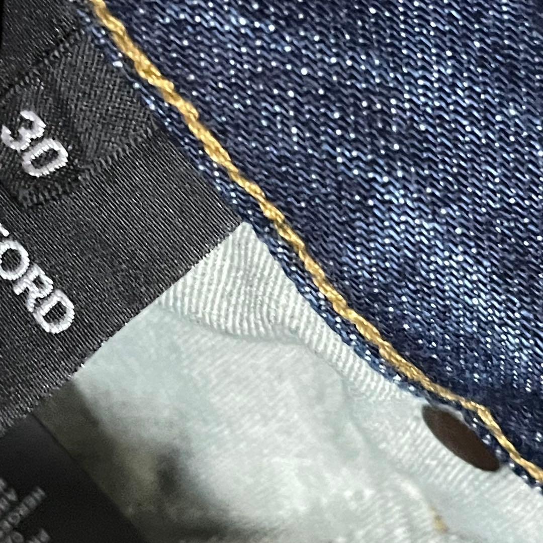 未使用✨　トムフォード　ストレート　デニム　ボタンフライ　セルビッチ　30