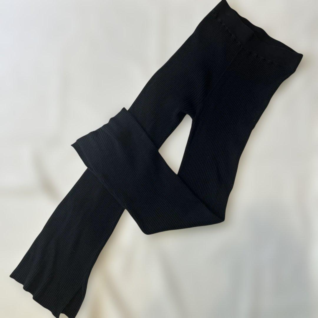 PROTAGONISTA フレアニットリブパンツ　ドゥーズィエムクラス