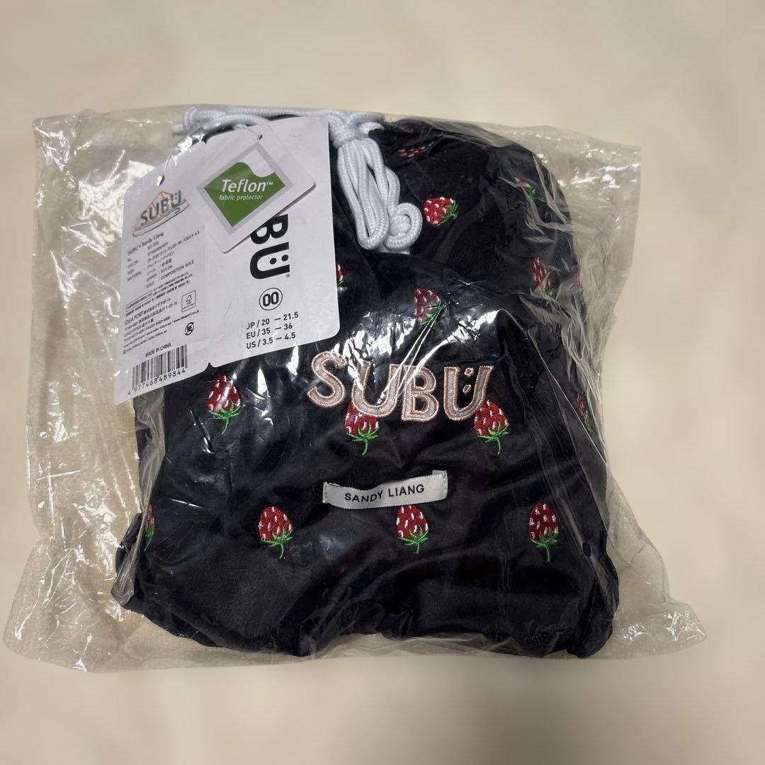 SUBU SANDY LIANG 苺柄00JPサイズ20-21.5cm未使用品