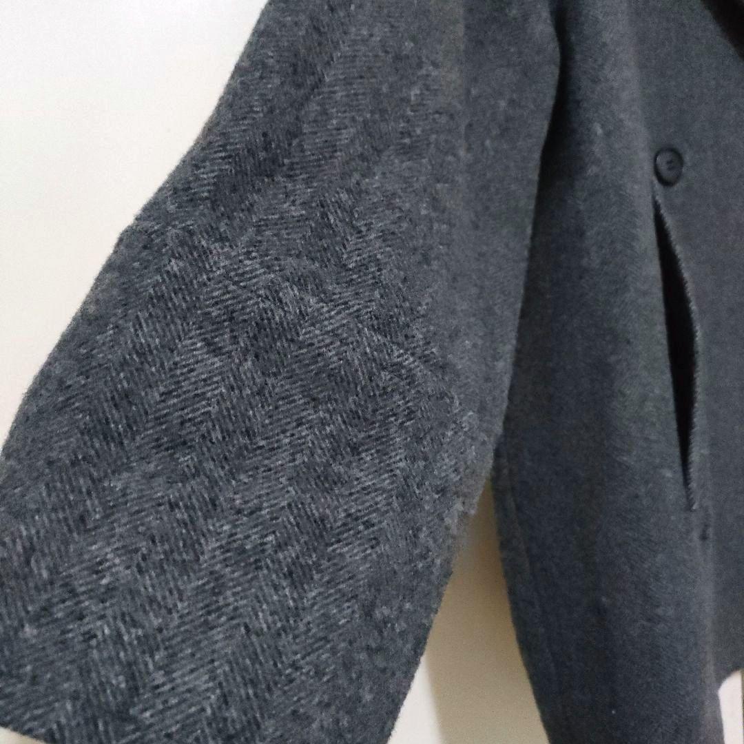 極美品 JOURNALSTANDARDrelume 尾州ウールピーコート グレー