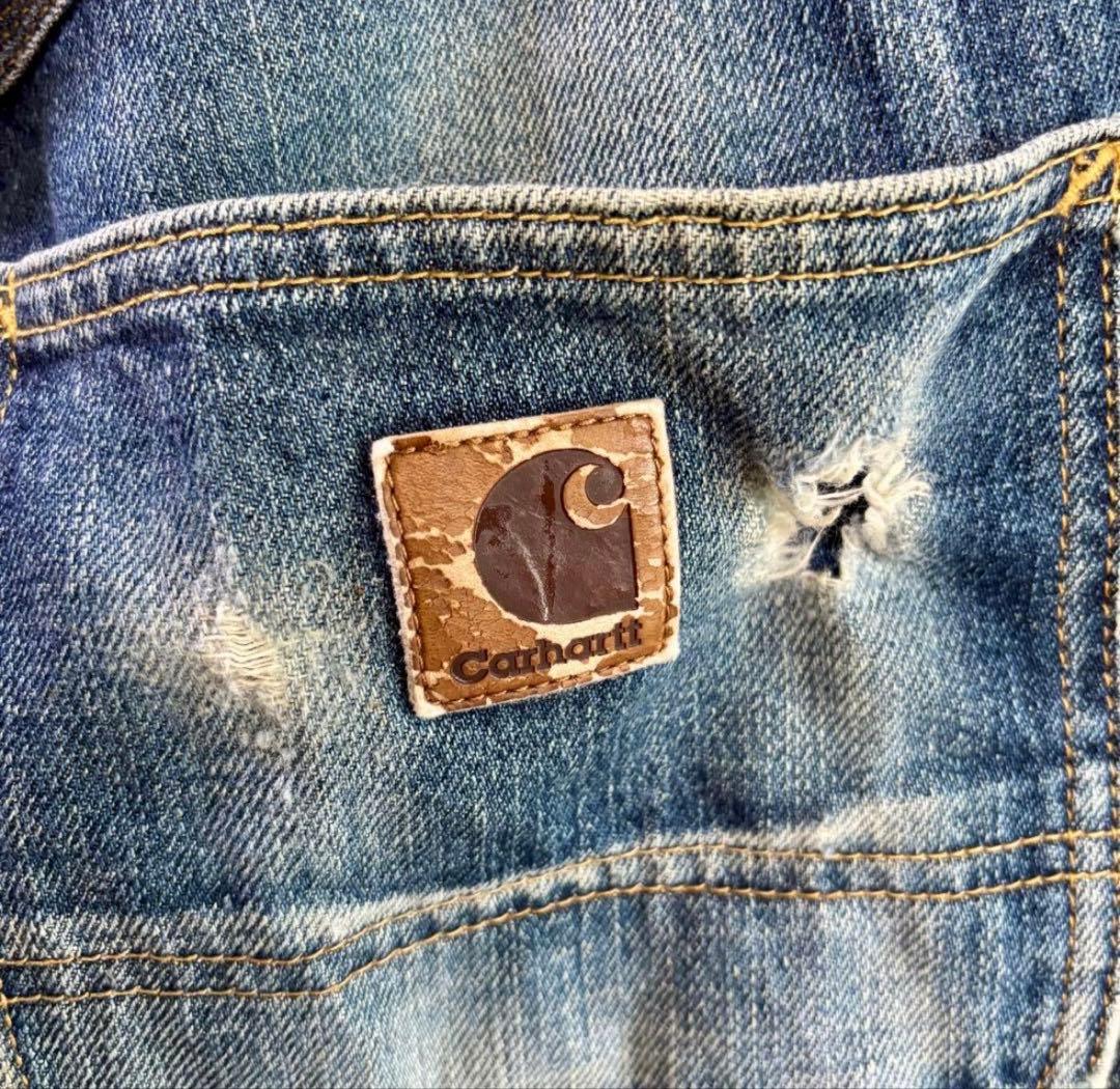 【雰囲気抜群】カーハート Carhartt デニムペインターパンツ 実寸W32