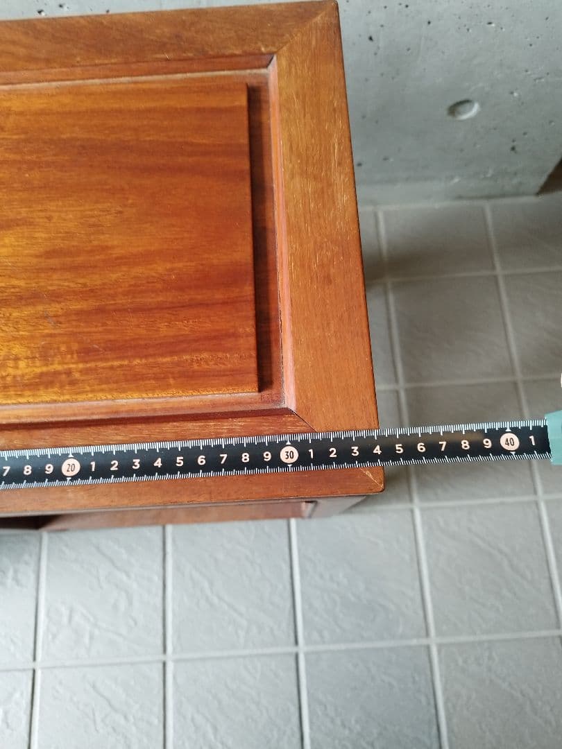 アンティーク　サイドテーブル　チーク