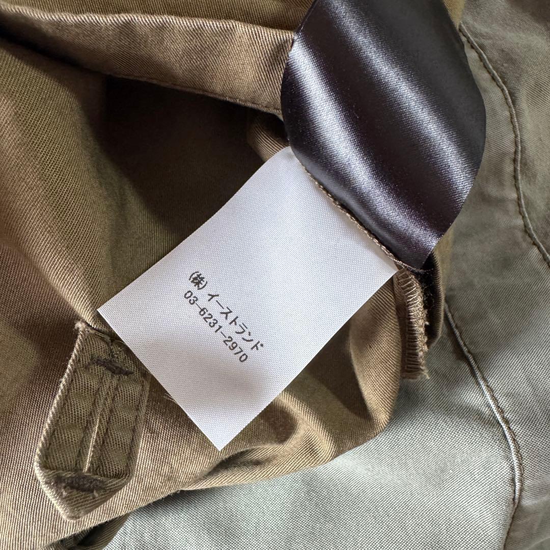 希少ユニコーン柄［パームエンジェルス ］ミリタリーコート モッズコート カーキ色