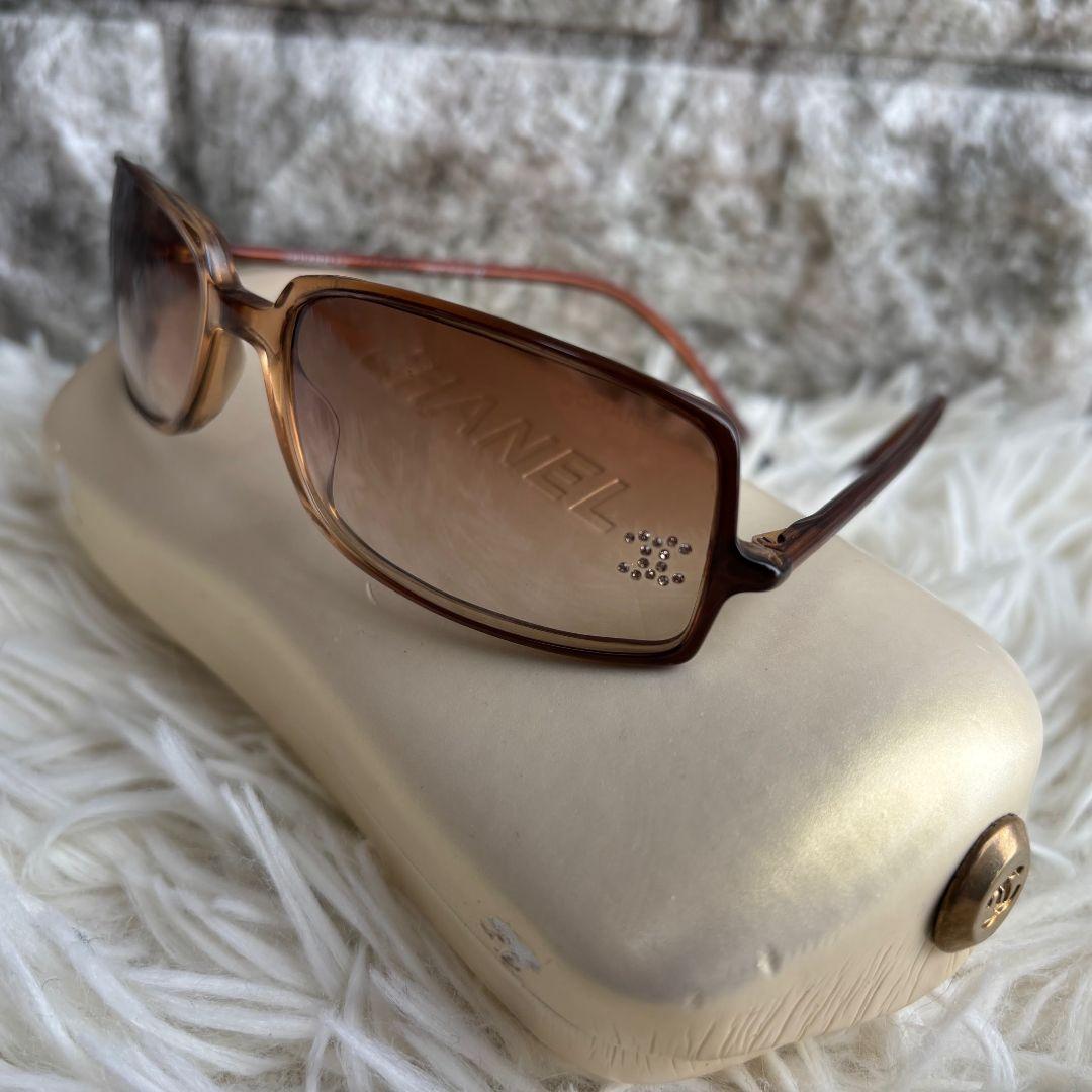【超激レア美品】シャネル　サングラス　5043　スクエア　ココマーク　ブラウン系