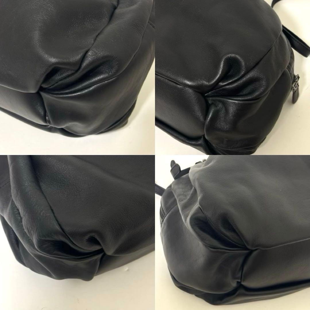 極美品 イアパピヨネ コロンボストンバッグ 黒