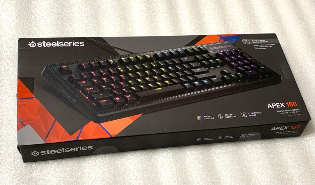 SteelSeries Apex 150 RGBゲーミングキーボード