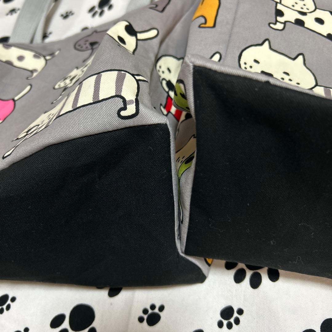 スクエアトートバッグ2点、デカネコちゃん