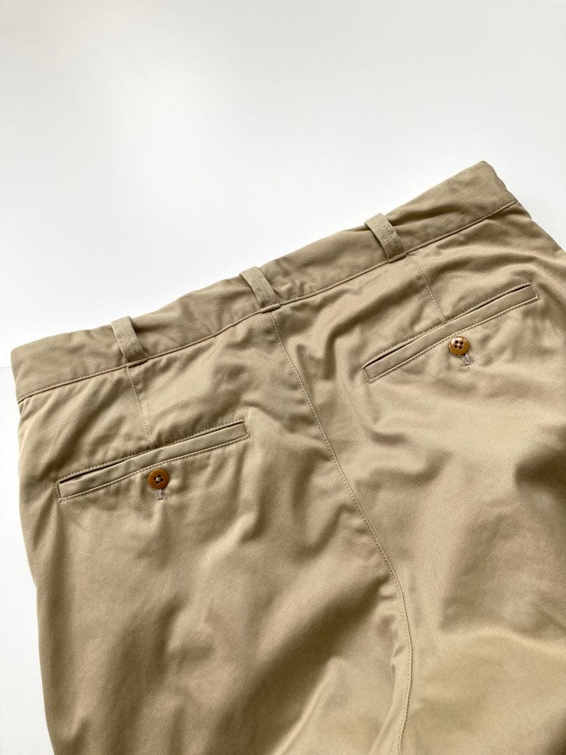 【chimala（チマラ）】チノトラウザーズ３２　ベージュ　チノパンメンズライク