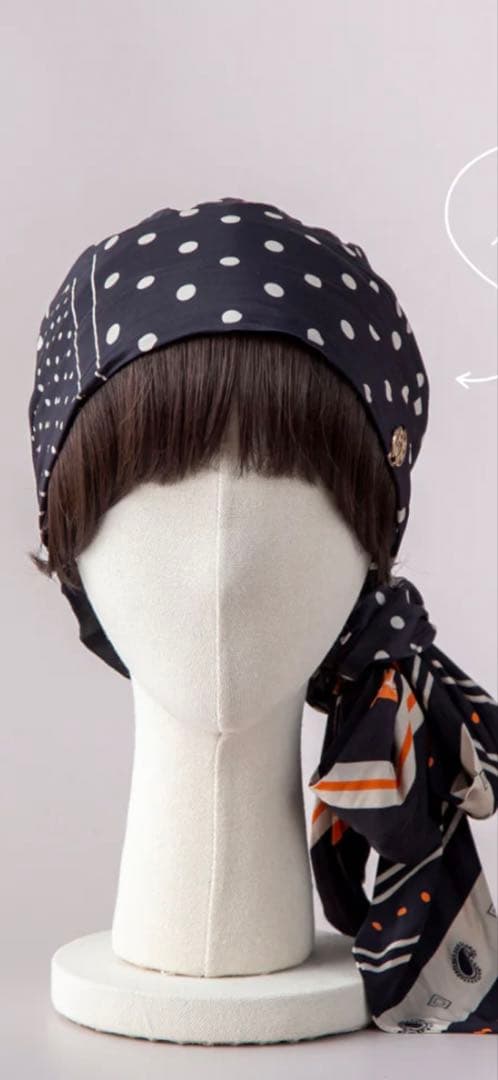 BAREN 前髪つきスカーフハット Mサイズ