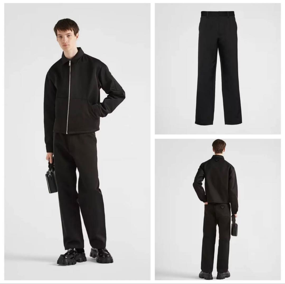 パンツ PRADA 23AW Cotton and Silk pants